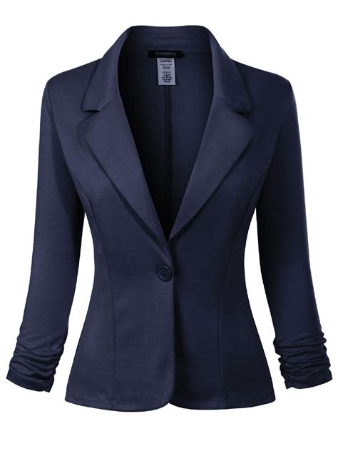 casual navy blazer women.